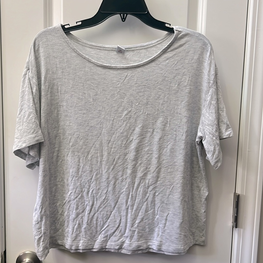 Old Navy stretchy shorter, but not cropped